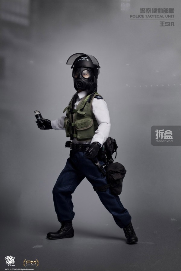 ZCWO香港警察PTU机动部队-沙展 (黑仔)&