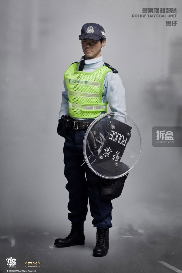 ZCWO香港警察PTU机动部队-沙展 (黑仔)&