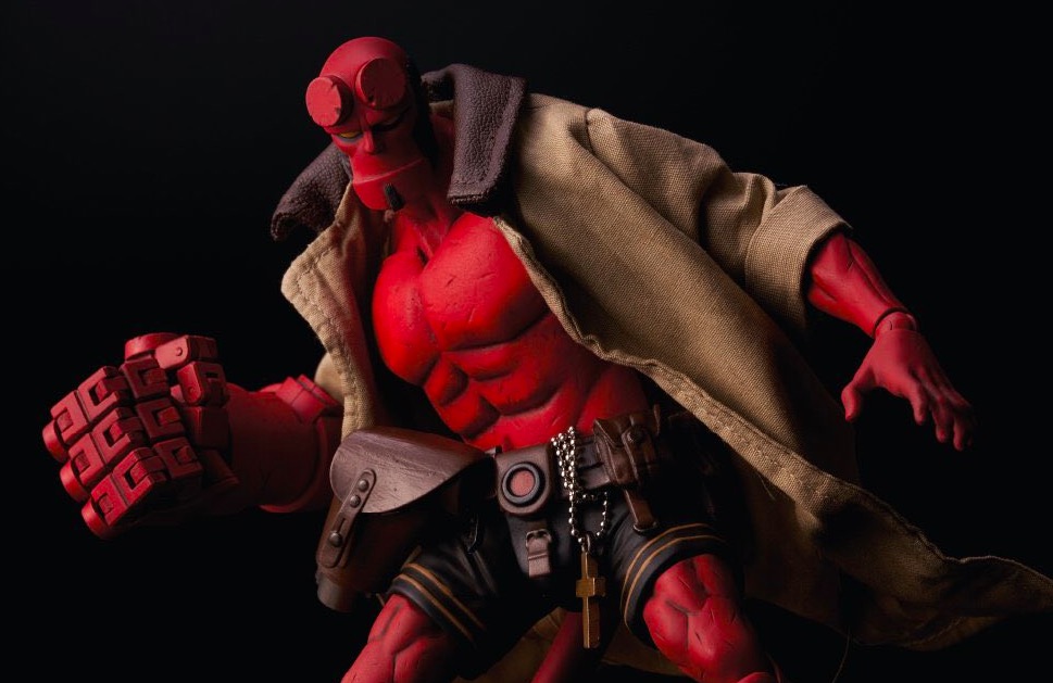 1000toys X 黑马漫画地狱男爵hellboy 1 12可动人偶 拆盒网