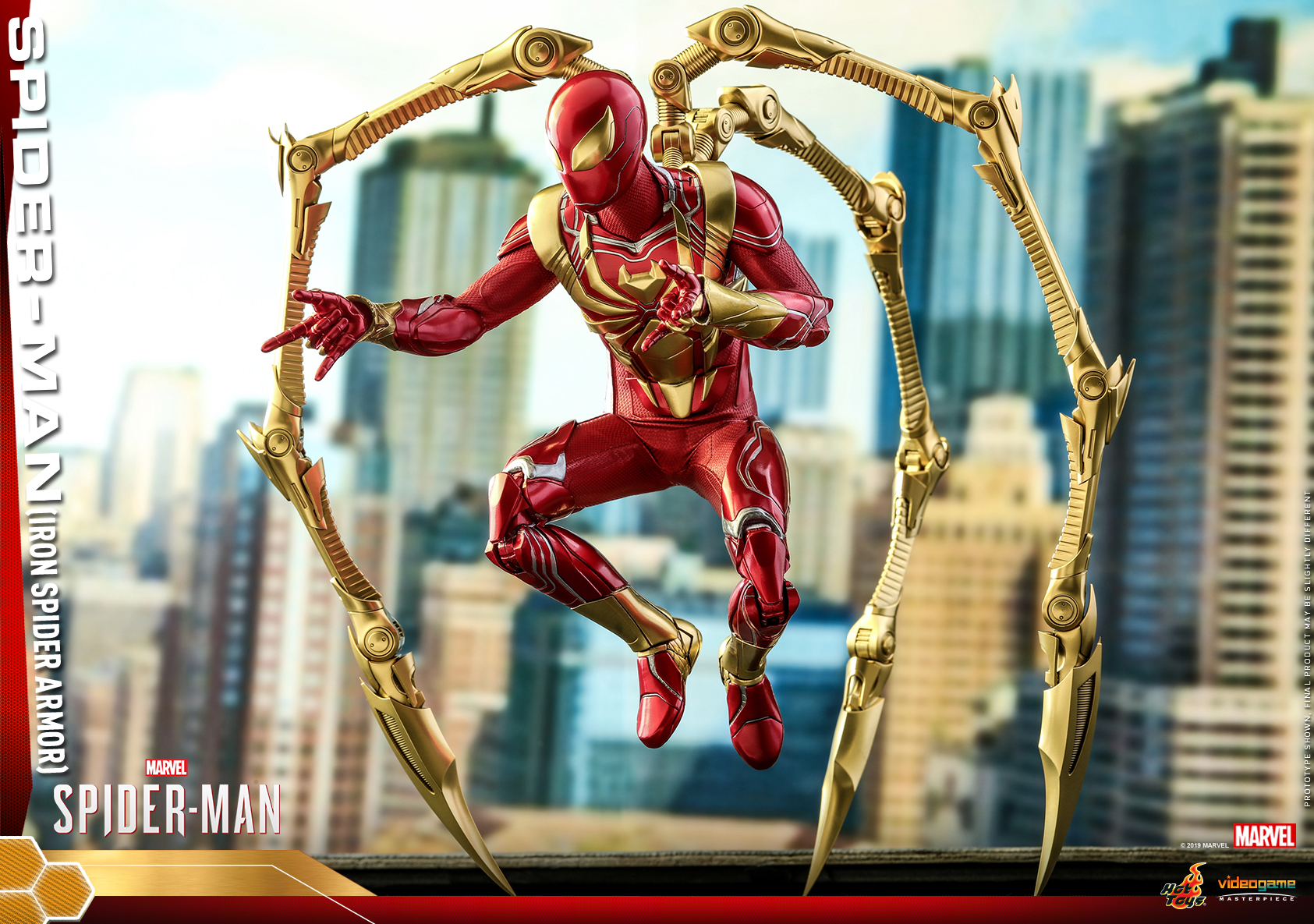 hot toys – msm – spider-man (iron spider armor) collectible