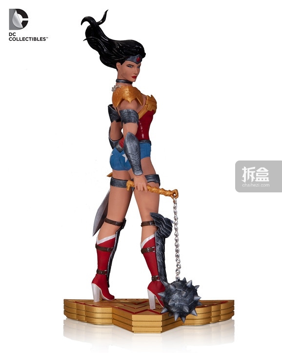 Wonder Woman Art of War statues, art from Cliff Chiang and Tony Daniel