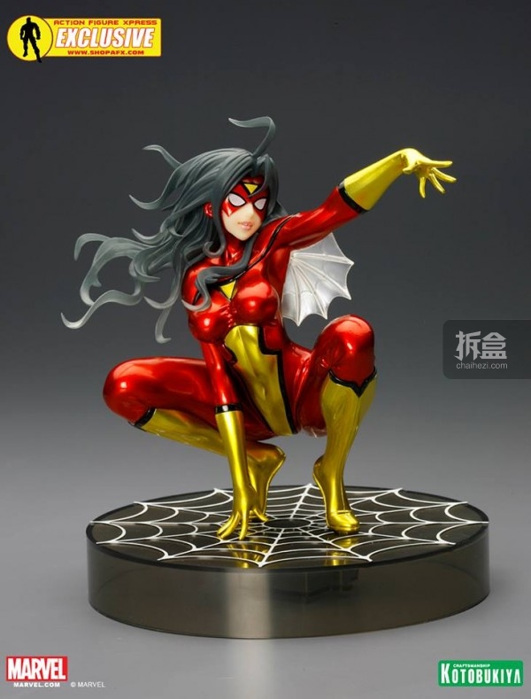 SDCC-Metallic-Spider-Woman-Bishoujo-Statue-001