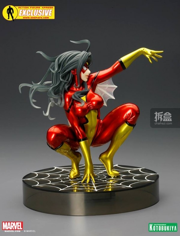 SDCC-Metallic-Spider-Woman-Bishoujo-Statue-002