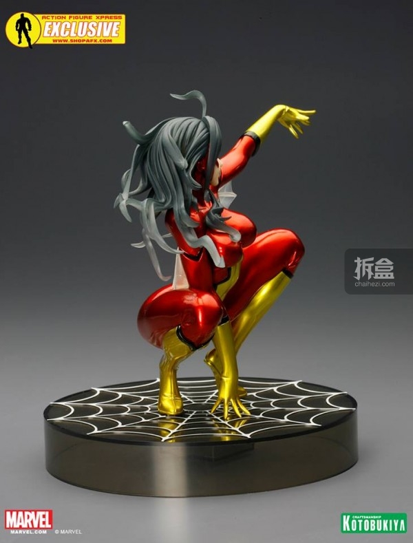 SDCC-Metallic-Spider-Woman-Bishoujo-Statue-003