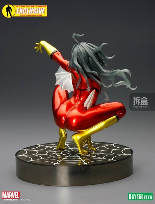 SDCC-Metallic-Spider-Woman-Bishoujo-Statue-004