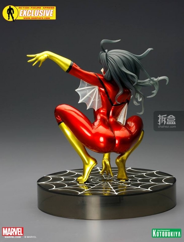 SDCC-Metallic-Spider-Woman-Bishoujo-Statue-005