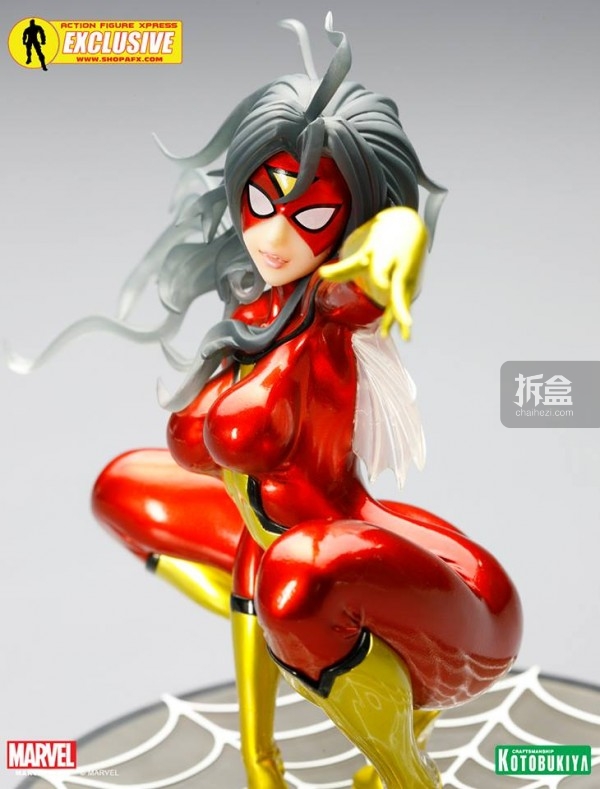 SDCC-Metallic-Spider-Woman-Bishoujo-Statue-008