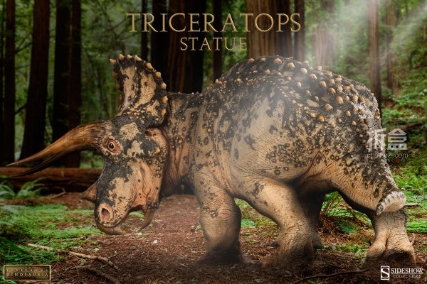 sideshow-dinosauria-triceratops-001