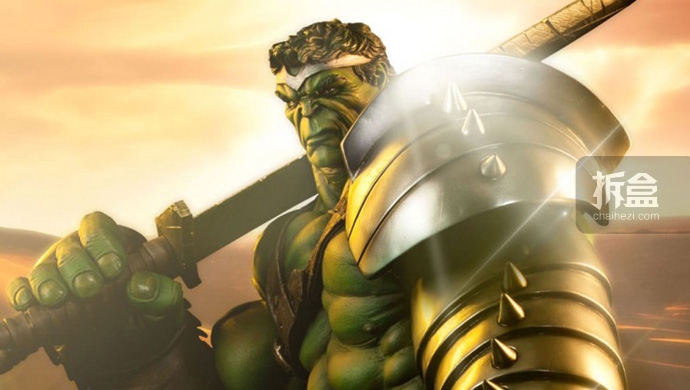 sideshow复仇者联盟2奥创纪元绿巨人hulk24寸雕像