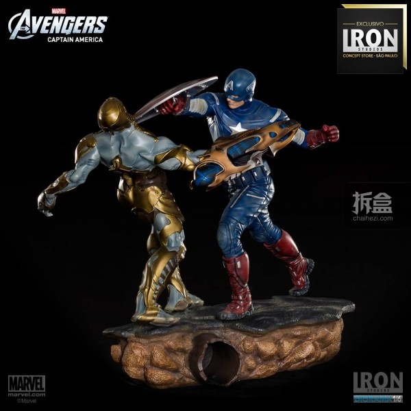 ironstudio-Avengers Captain America Battle-Diorama-004