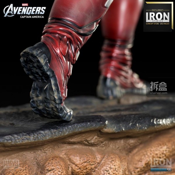 ironstudio-Avengers Captain America Battle-Diorama-006