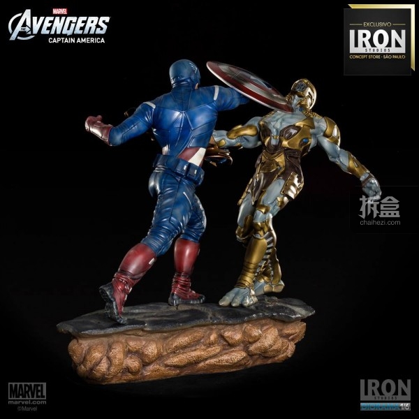 ironstudio-Avengers Captain America Battle-Diorama-007