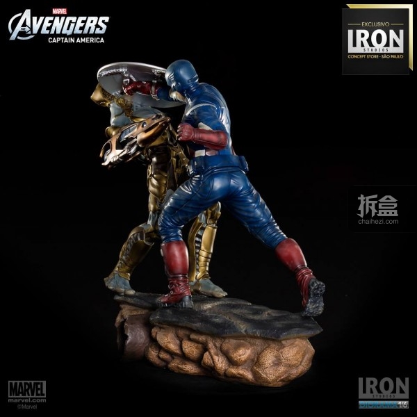 ironstudio-Avengers Captain America Battle-Diorama-011