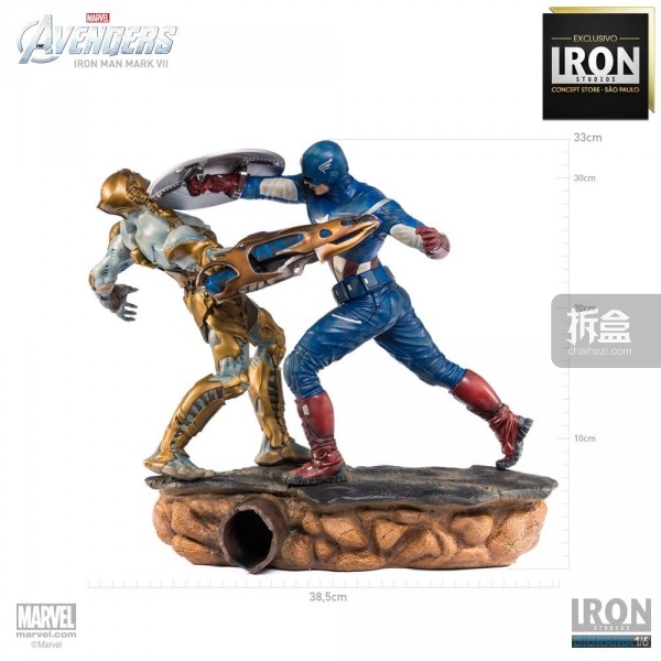 ironstudio-Avengers Captain America Battle-Diorama-017