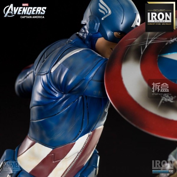 ironstudio-Avengers Captain America Battle-Diorama-018