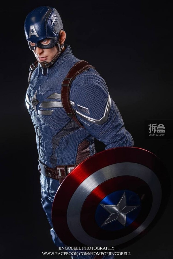 King Arts Captain America Power Charger Statue-Jingobell-008