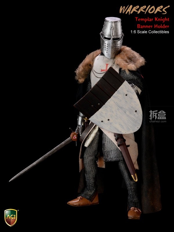 ACI24C-Templar Knight Banner Holder (11)