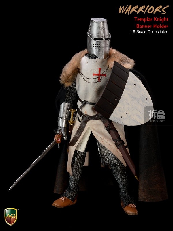 ACI24C-Templar Knight Banner Holder (12)