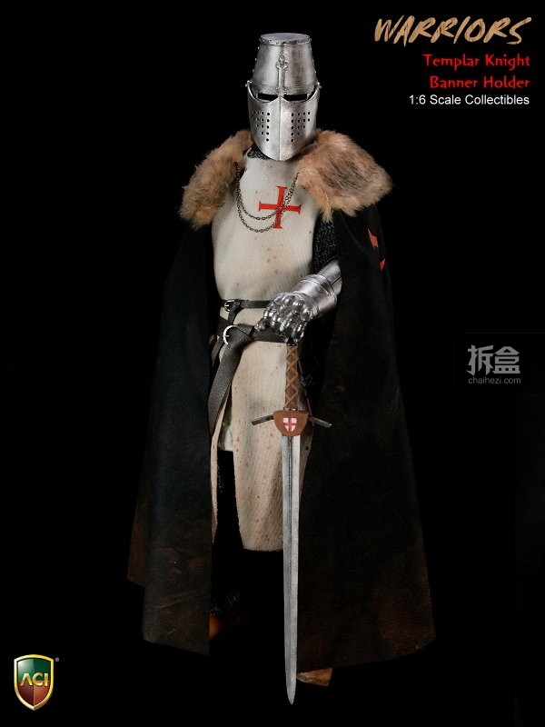 ACI24C-Templar Knight Banner Holder (16)