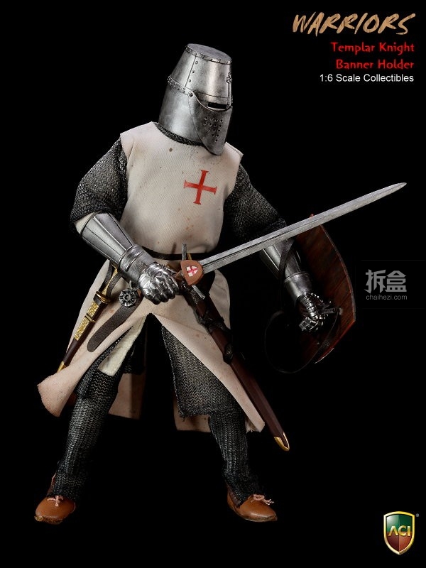 ACI24C-Templar Knight Banner Holder (4)