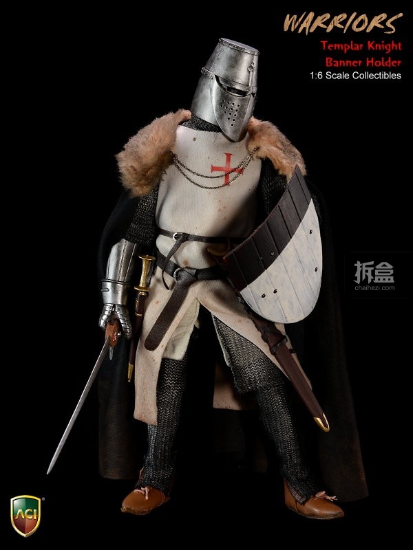 ACI24C-Templar Knight Banner Holder (9)