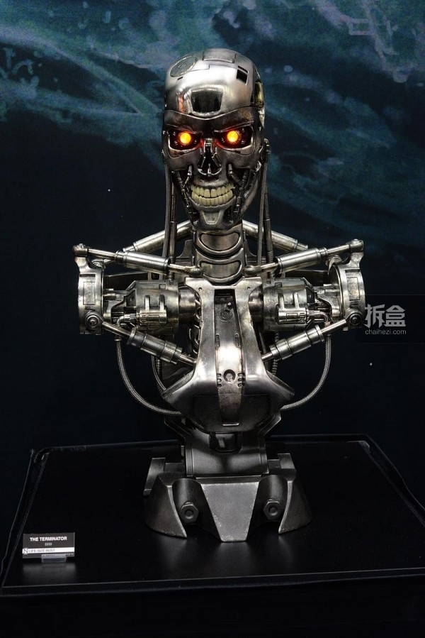 终结者Terminator T-800 1:1胸像