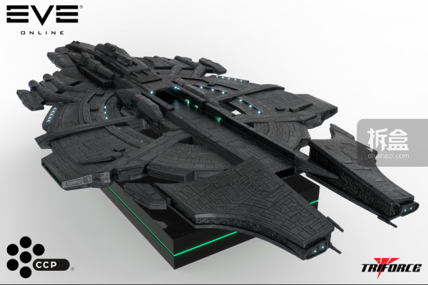 EVE ONLINE 《EVE：星战前夜》 夜深级母舰 模型，$1, 800美元