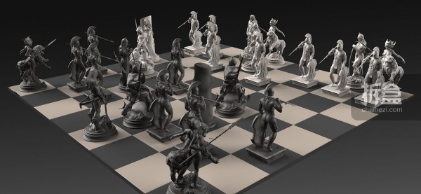 Frazetta Chess Set(4)