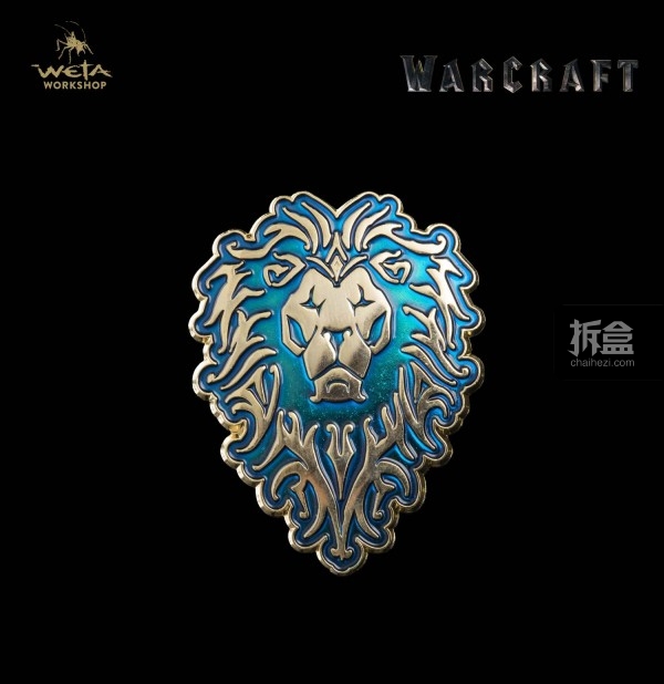 WARCRAFT : COLLECTIBLE PIN - ALLIANCE ICON 魔兽争霸WARCRAFT - 联盟 徽章胸针 $14.99