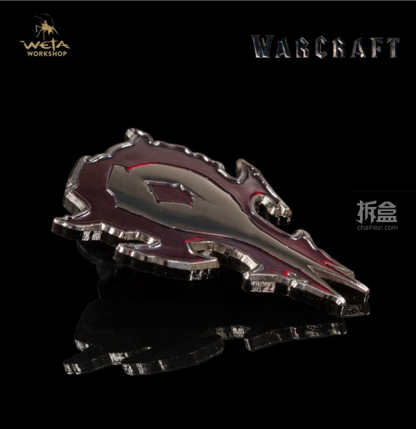 WARCRAFT : COLLECTIBLE PIN - THE HORDE ICON 魔兽争霸WARCRAFT - 部落 徽章胸针 $14.99