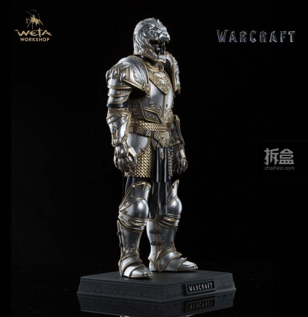 WARCRAFT : THE ARMOUR OF KING LLANE 1:6 魔兽争霸 -  1/6 莱恩国王之盔甲 全身像 $149.00 尺寸：W150 x H330 x D150 材质：Polyresin