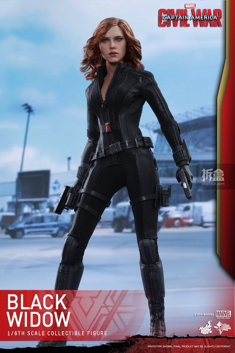 Hot Toys - Captain America Civil War - Black Widow Collectible Figure PR...