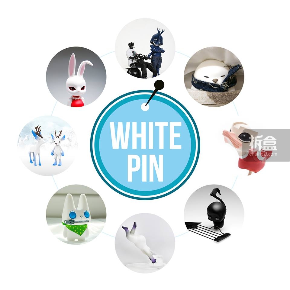 White pin