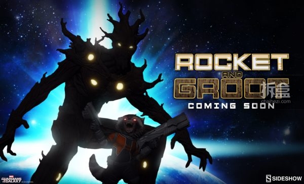Rocket and Groot Premium Format Figure