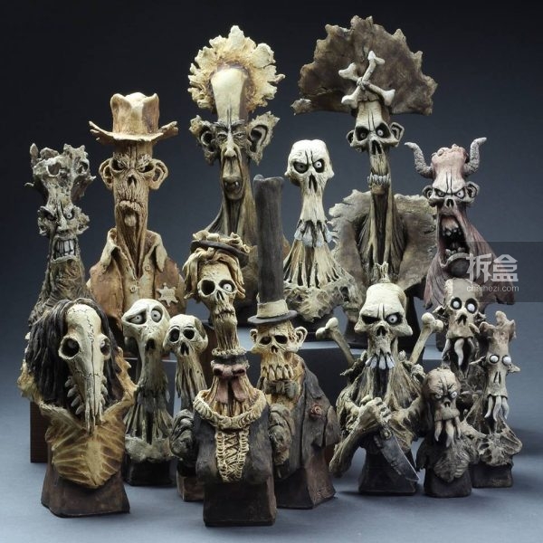 sketch ceramics 小型雕像作品多款，售价$60 - $200美元不等