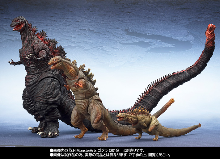 S.H.MonsterArts GODZILLA[2016]第2形態&第3形態-