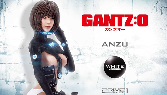 Prime 1 Studio《GANTZ:O/杀戮都市：O》山咲杏1:4雕像白色版- 拆盒