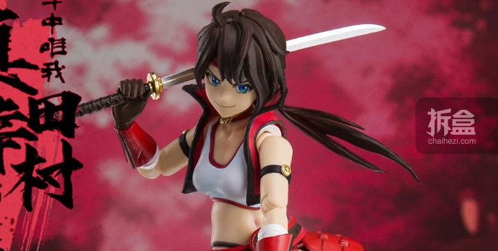 玩朝玩具战国G系列真田幸村1/12日系动漫可动人偶- 拆盒