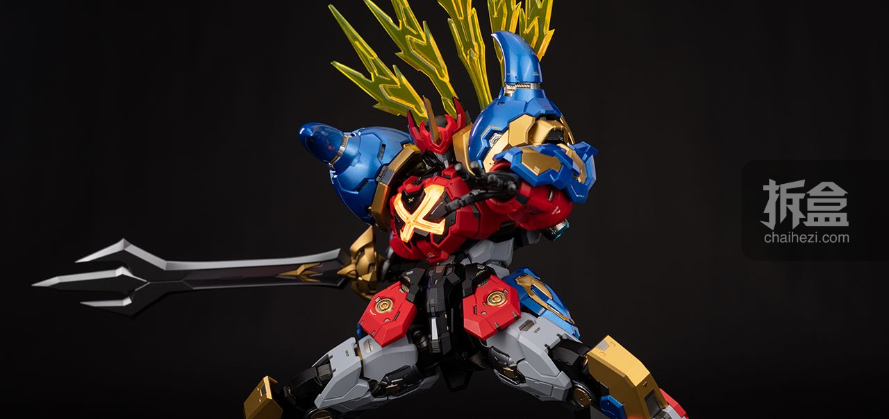 MOSHOWTOYS 模寿至臻X级战国魔神豪将军豪战斧30CM高可动机甲- 拆盒