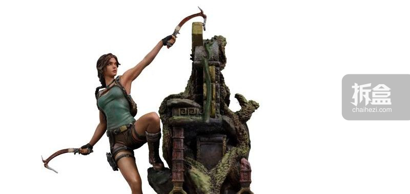 IRON STUDIOS 古墓丽影 劳拉 克劳馥 1/10 游戏艺术雕像 - 拆盒