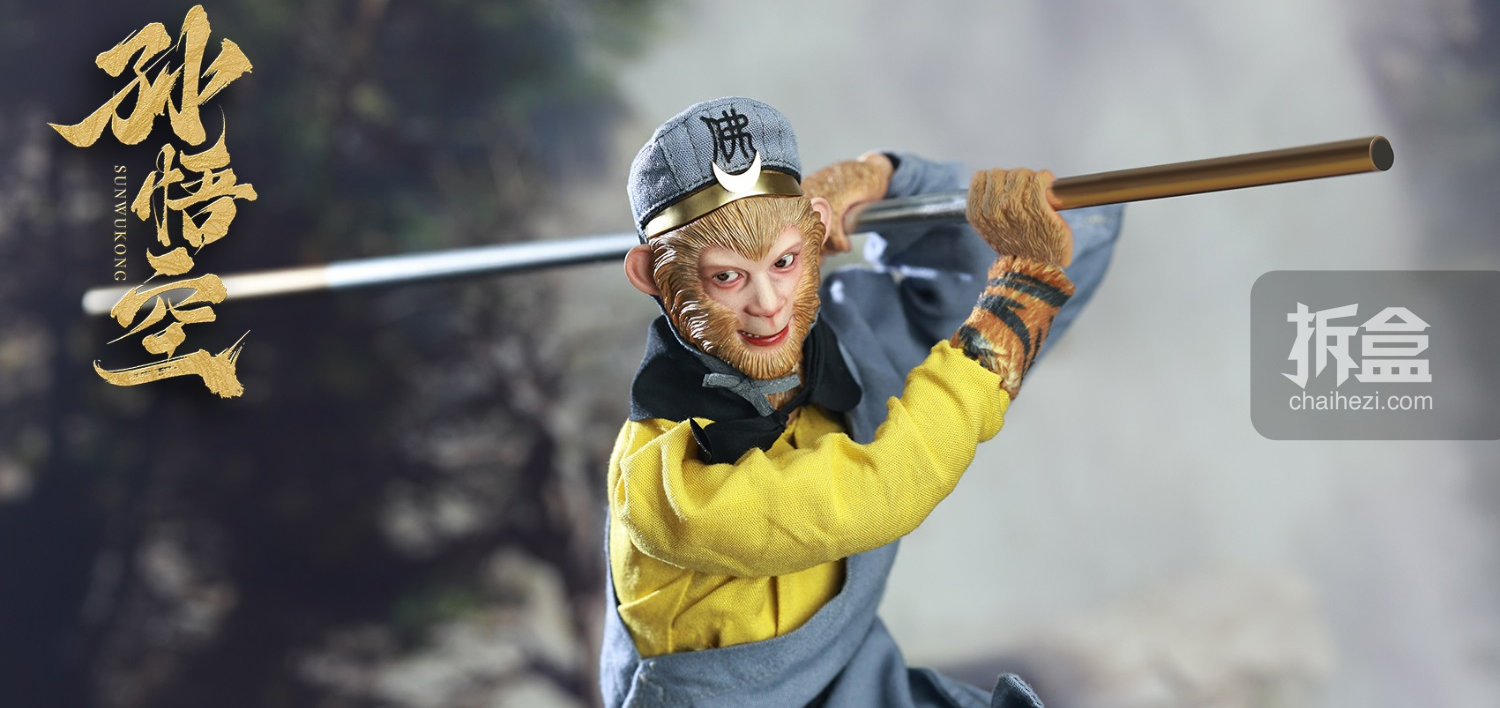 VERYCOOL 官方八六版西游记正版授权孙悟空1/6 可动人偶- 拆盒