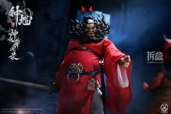 POP COSTUME 神妖异闻录钟馗伏魔1/12可动人偶- 拆盒