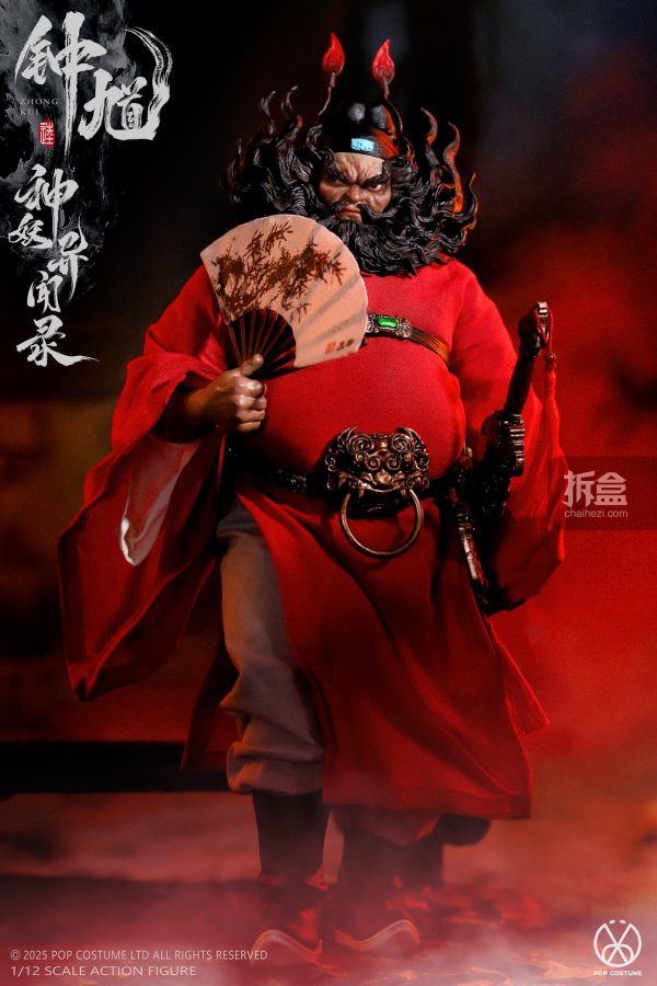 POP COSTUME 神妖异闻录钟馗伏魔1/12可动人偶- 拆盒