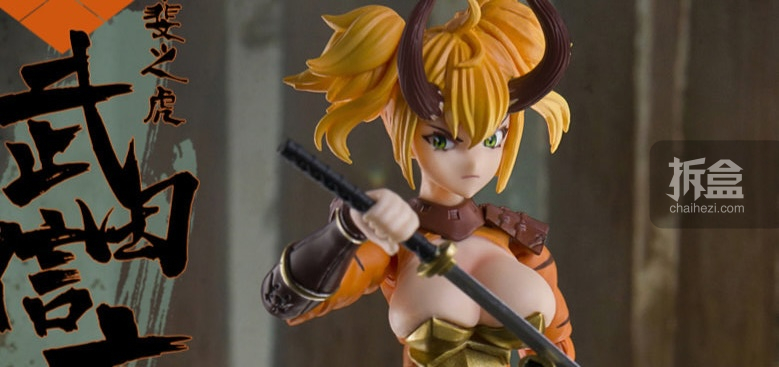 玩朝玩具战国G系列女版武田信玄1/12可动人偶- 拆盒