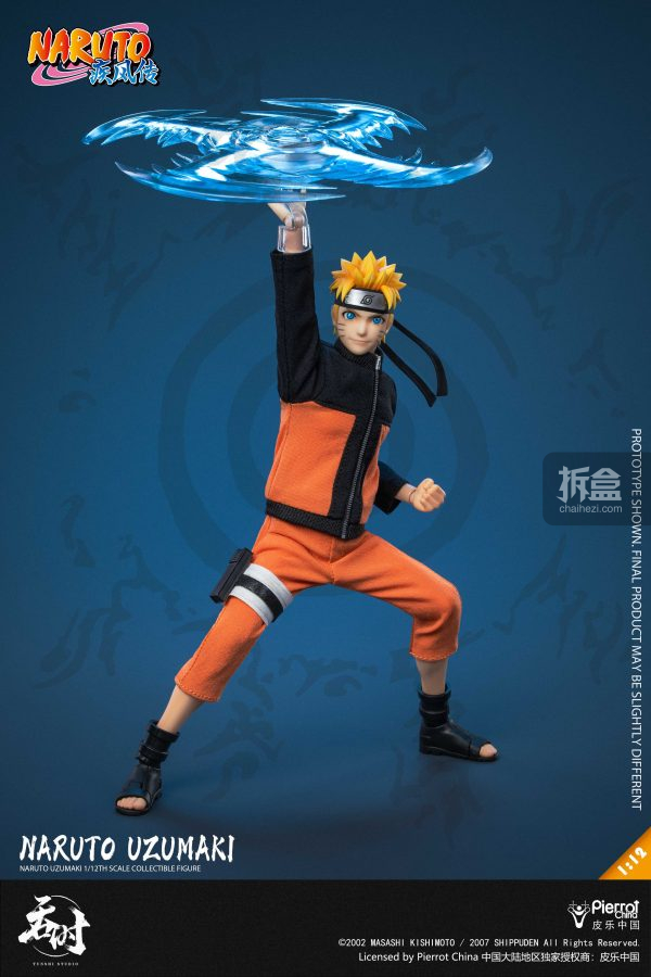 TUNSHI STUDIO TS-020 「NARUTO ナルト疾風伝」 ナルト 1/12フィギュア